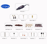 GOXAWEE 110V 220V Power Tools Electric Mini Drill with 0.3-3.2mm Universal Chuck & Shiled Rotary Tools For Dremel 3000 4000