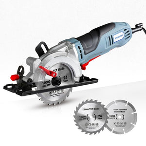 WORKPRO Electric Mini Circular Saw Power Tools 710W Multifunctional Electric Saw With TCT Blade and Diamond Blade Sawing Machine
